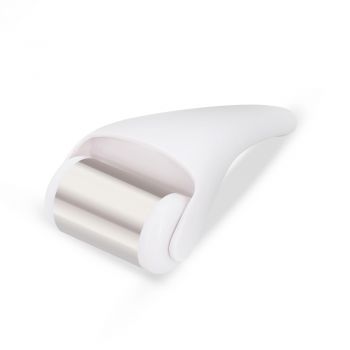 Facial ice cooling roller and massager, Stainless Steel Head