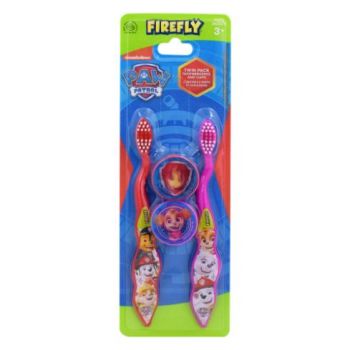 Firefly Paw Patrol 2 T.Brushes and 2 Caps Twin Pack