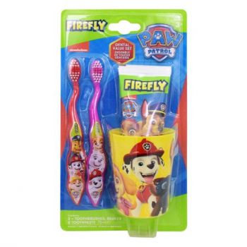 Firefly Paw Patrol 2 Toothbrushes Beaker And Toothpaste