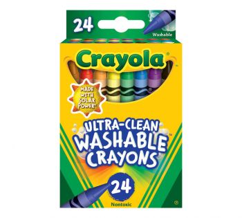 Crayola Ultra-Clean Washable Crayons, 24pcs
