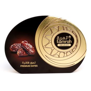 Tamrah Select Oval Tin Plain Date 322gm