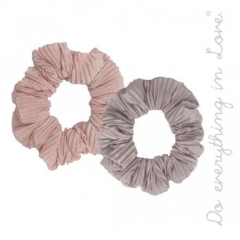 Hair scrunchies set of two- Do everything in Love