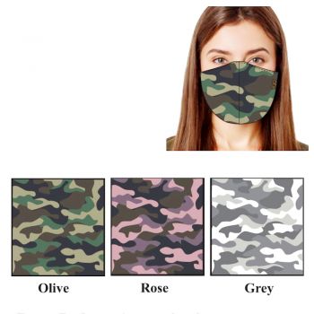 UniSex Reusable CAMOUFLAGE Cloth Face Mask