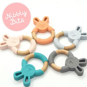 Nibbly Bits Bunny Teether