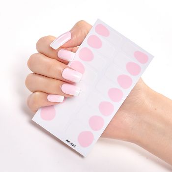 10 Sheets Asst, Stylish Easy to Apply Nail Art Stickers/Strips, AF2130
