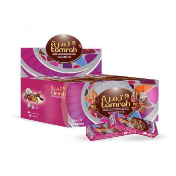 Tamrah Assorted Chocolate 53 Gm, Box 12pcs