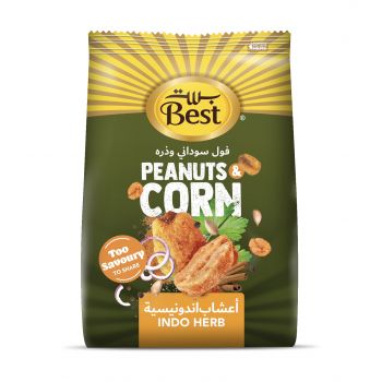 Best Indo Herb Peanuts & Corn Bag 150gm