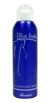 Rasasi Blue Lady Deodorant Spray for Women