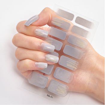 12 Sheets Asst, Stylish Easy to Apply Nail Art Stickers/Strips,  DQ113