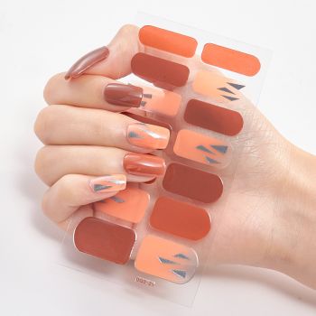 10 Sheets Asst, Stylish Easy to Apply Nail Art Stickers/Strips, DQ32130