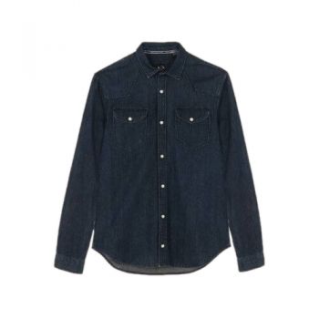 Armani Exchange Western Regular-Fit Shirt, Size XXL
