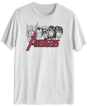 Marvel's Men Avengers Vintage Hero Graphic T-Shirt, Size XL 