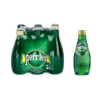 Perrier Natural Sparkling Mineral Water Regular 200ml x 24 pieces