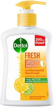 Dettol Hand Wash Fresh Liquid Soap 200ml x 2pieces