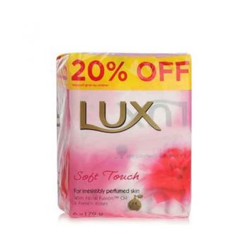 Lux Bar Soap Soft Touch 170g (pack of 6)