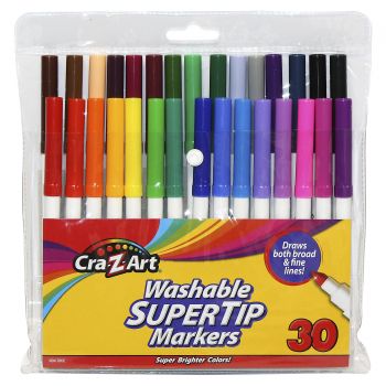 Cra-Z-Art Washable super Tip markers, 30pcs