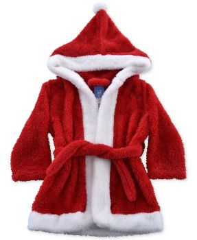 Max & Oilivia's Red Santa Robe Sleepwear , 2T