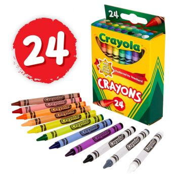 Crayola Crayons, 24 pcs