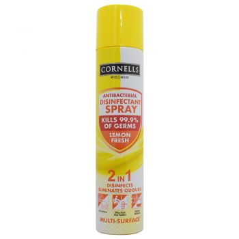 Cornells Lemon Fresh Antibacterial Disinfectant Spray 300ml