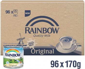 Rainbow Evaporated Milk Original 170 g x 96 pcs