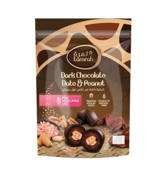 Tamrah Dark Chocolate With Date & Peanut Bag 24x70gm