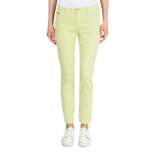Armani-Exchange-moto-super-skinny-jeans-lime-green-27 – 