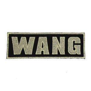 WANG Iron on Patch