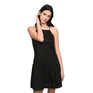 Armani Exchange Cross-Back Drop Waist Dress, Size 2
