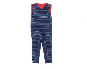Baby's Striped Navy Jumpsuit, Size 3-6m